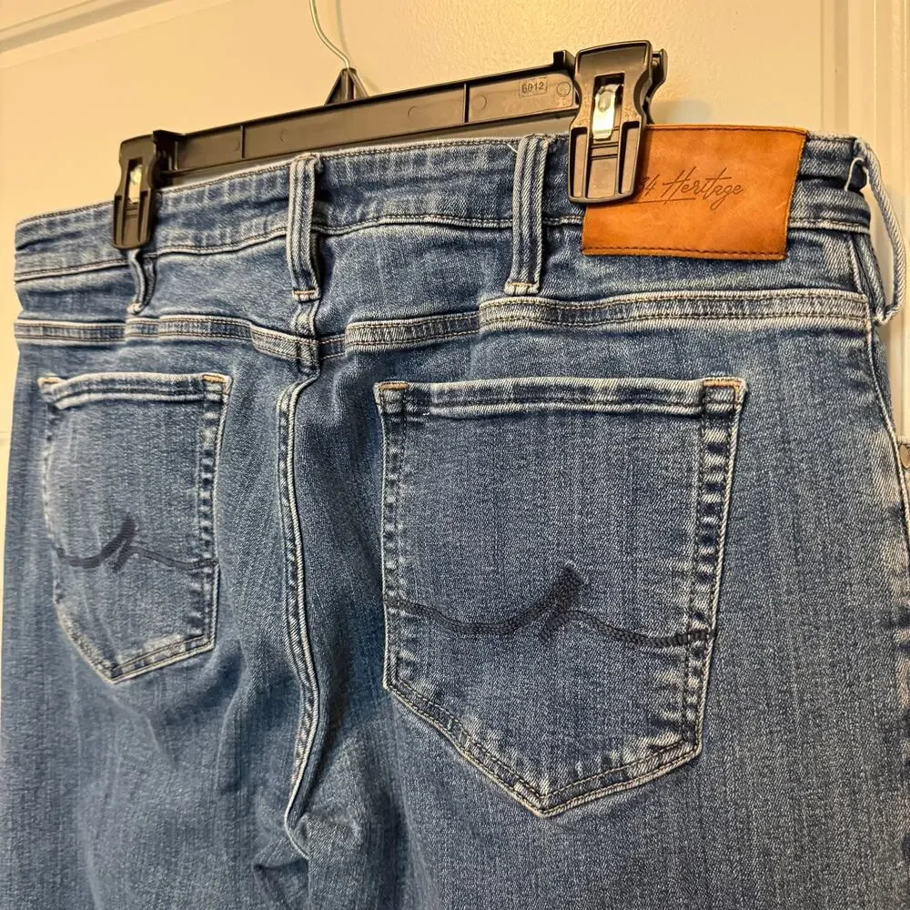 34 Heritage Straight Jeans Mid Rise 38x34